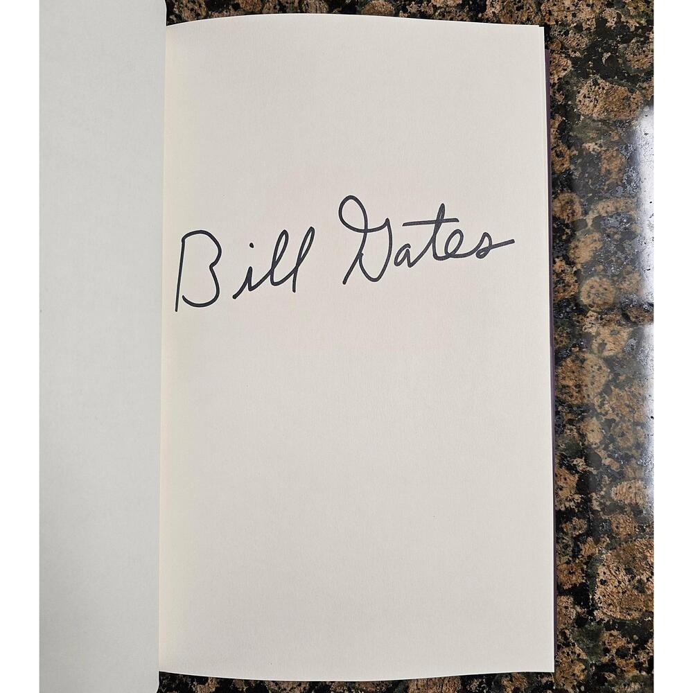 Signed! Bill Gates - Source Code : My Beginnings - Hardcover, First Edition Book